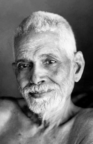 Bhagavan-Slanting-inward-looking-pose-in-black-and-white